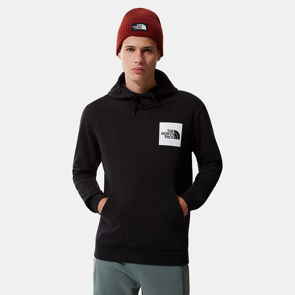The North Face Fine Ανδρικα Φούτερ Hoodie - Μαυρα (FVIE93471)